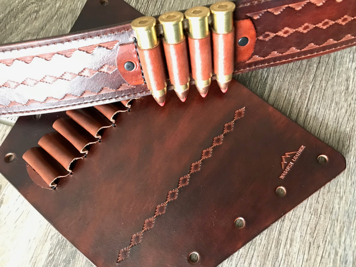 Buttstock Sleeve and Shell Holder with Tooled Strip