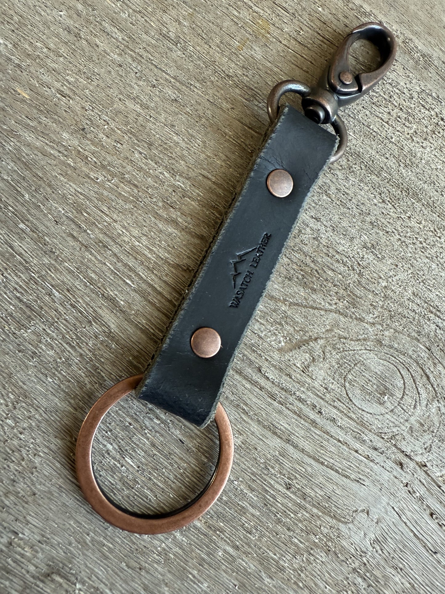 Key Fob with Ring and Swivel Snap