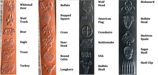 Leather Thumbhole Rifle Sling (Gun Strap), Adjustable, Choose the Stamp, Brown or Black, with Optional Personalization.