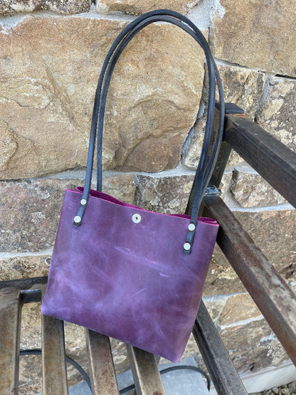 Dani Mini Leather Tote