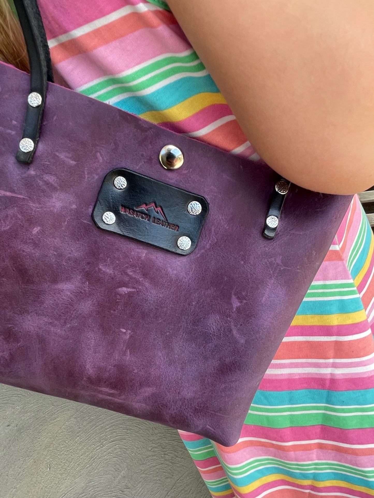 Dani Mini Leather Tote