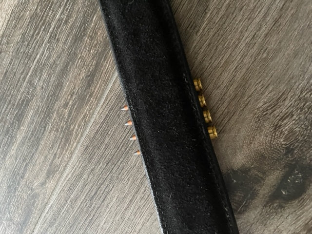 Leather Rifle Sling (Gun Sling), Hand-tooled, Finished in Gray, Brown or Black