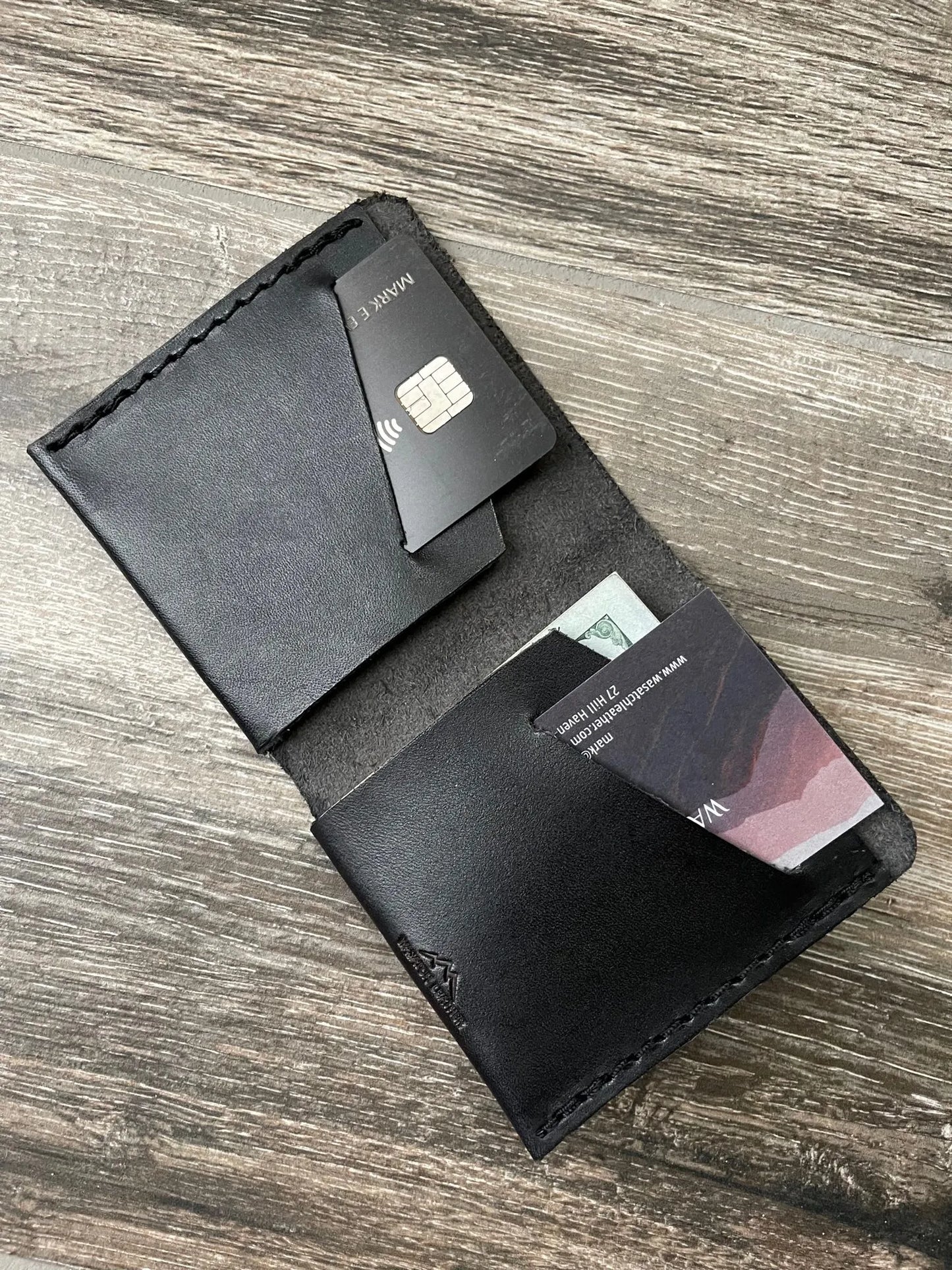Slotted Bifold Minimalist Wallet