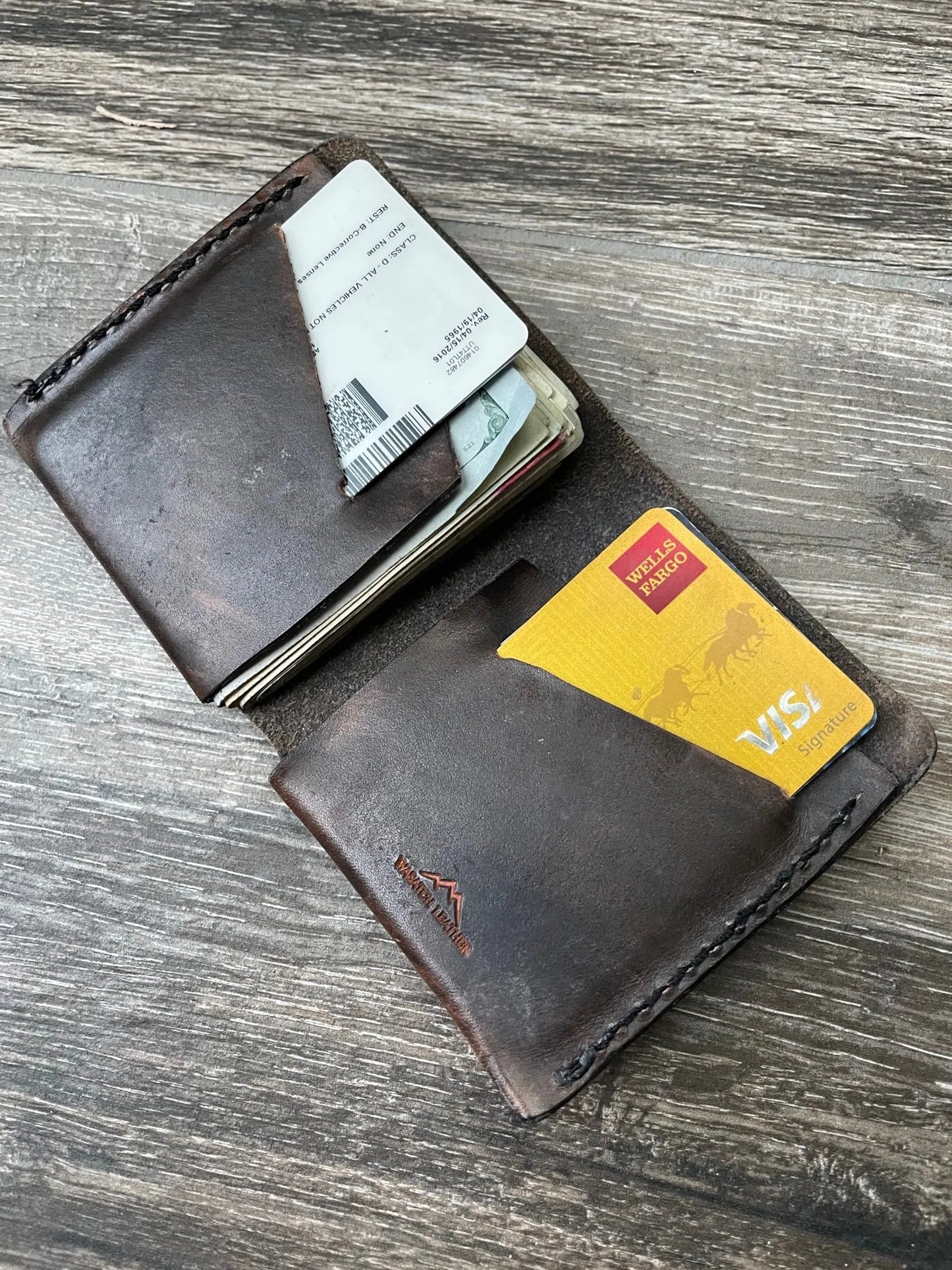 Slotted Bifold Minimalist Wallet