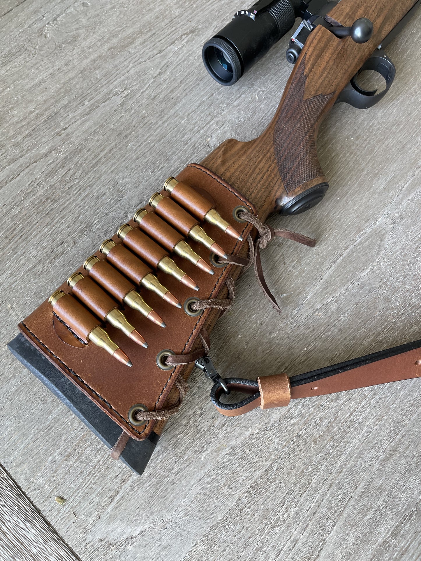 Buttstock Sleeve and Shell Holder with Grommets and Lining