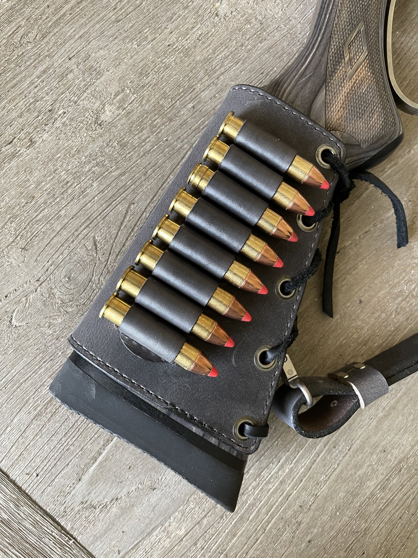 Buttstock Sleeve and Shell Holder with Grommets and Lining