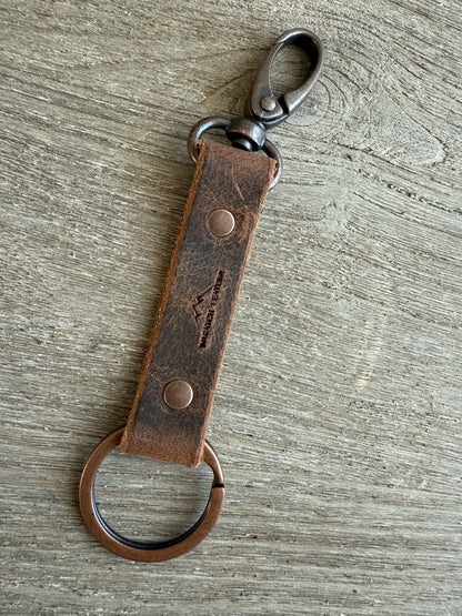 Key Fob with Ring and Swivel Snap