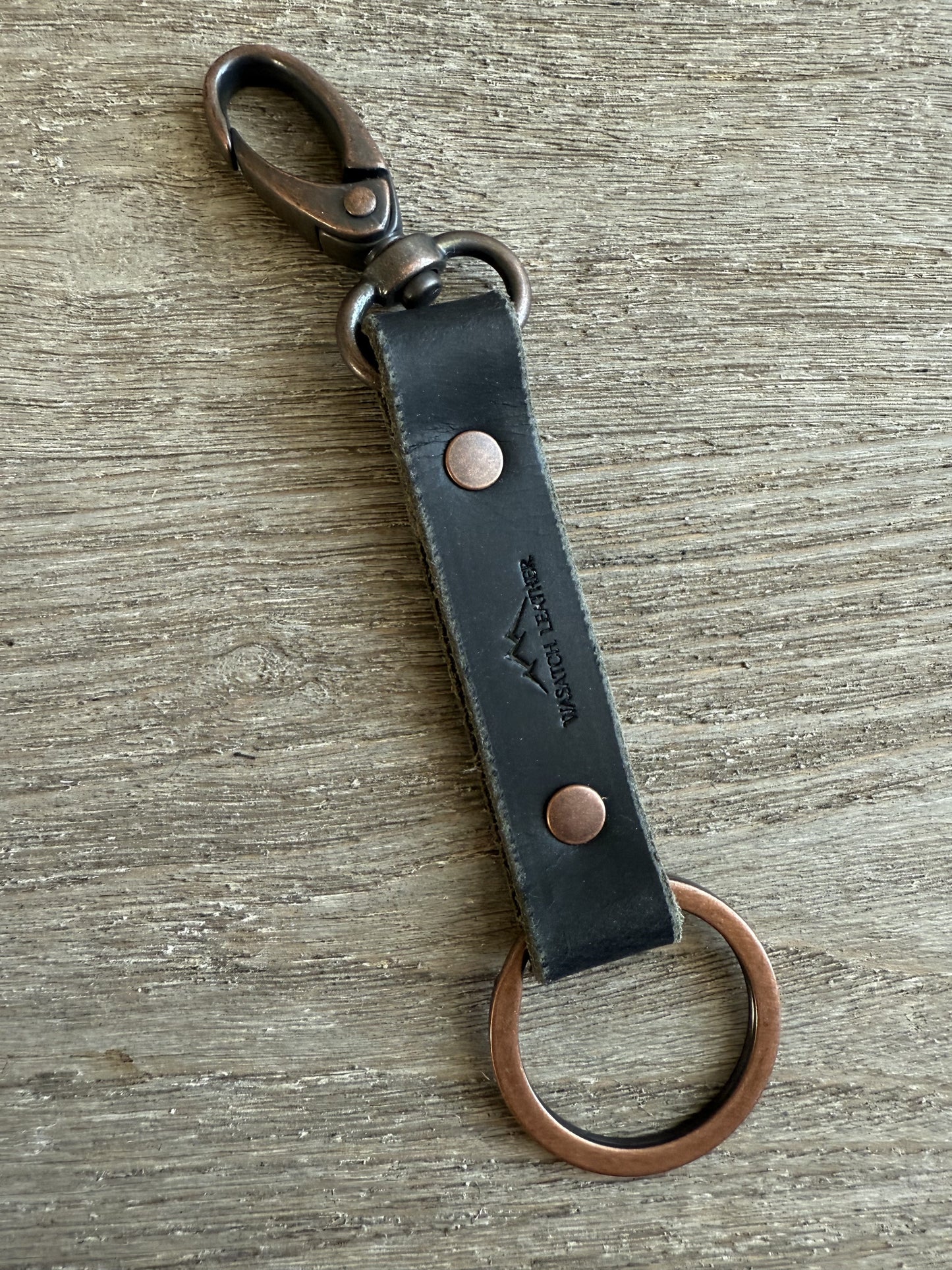 Key Fob with Ring and Swivel Snap