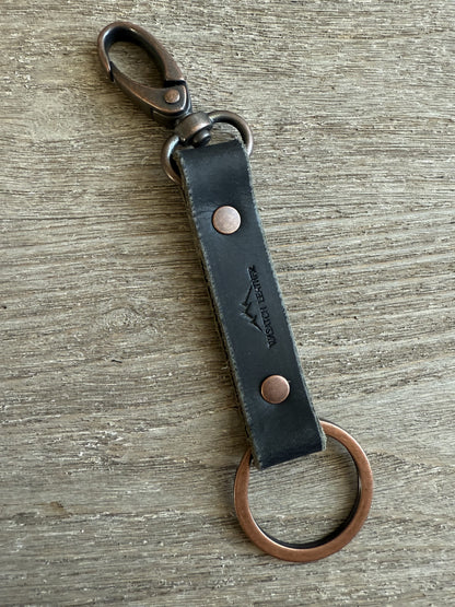 Key Fob with Ring and Swivel Snap