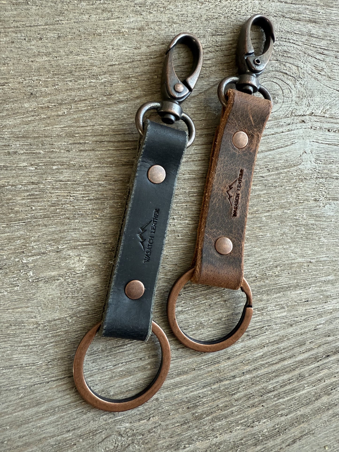 Key Fob with Ring and Swivel Snap