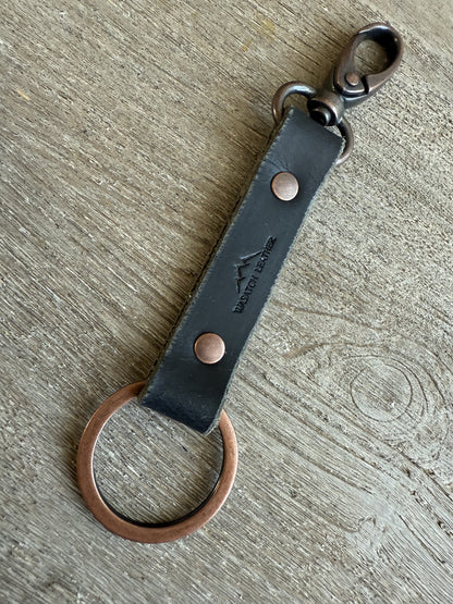 Key Fob with Ring and Swivel Snap