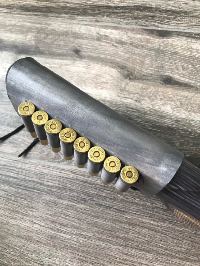 Buttstock Sleeve and Shell Holder with Tooled Strip