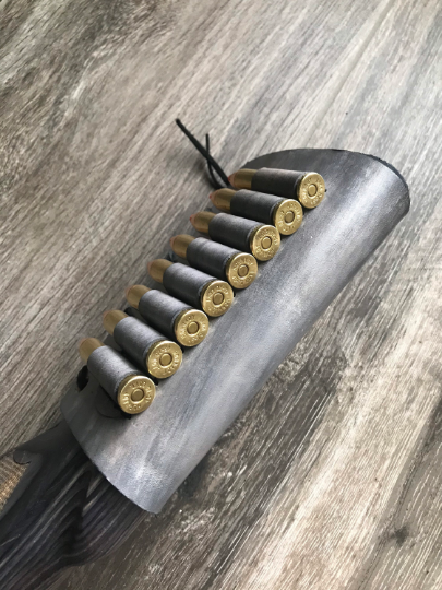 Buttstock Sleeve and Shell Holder with Tooled Strip
