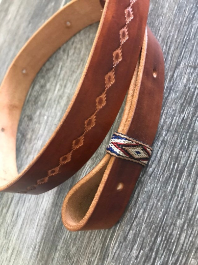 Leather Rifle Sling, Adjustable, 1.25-inch