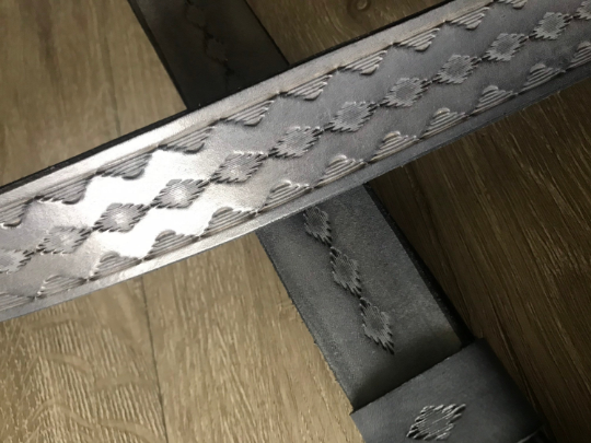 Leather Rifle Sling (Gun Strap), Southwestern Hand-tooling, Finished in Various Colors