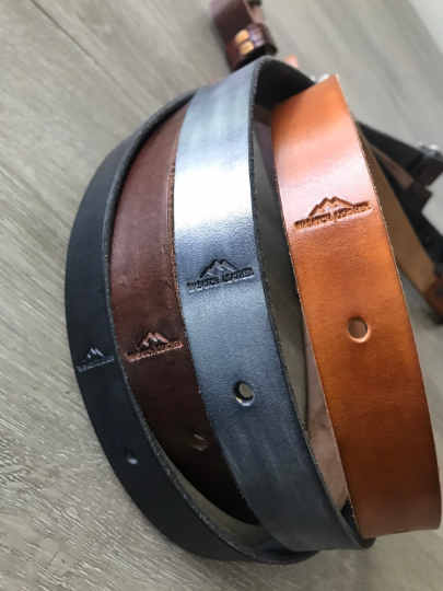 Adjustable Leather Rifle Sling, 1- or 1.25-inch