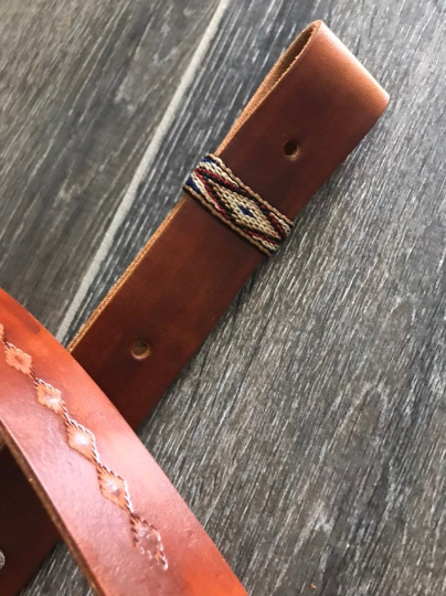 Leather Rifle Sling, Adjustable, 1.25-inch