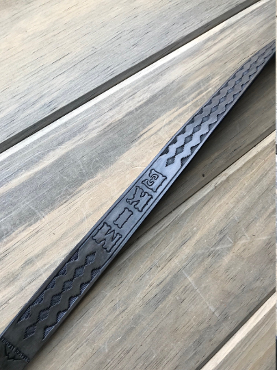 Leather Rifle Sling (Gun Strap), Southwestern Hand-tooling, Finished in Various Colors