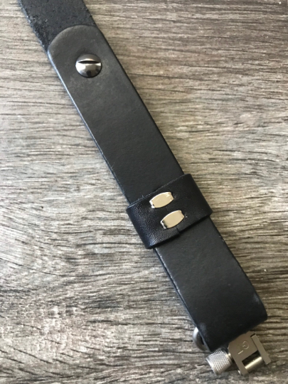 Personalized Leather Rifle Sling (Gun Sling), Adjustable, You Choose the Stamp, Brown or Black, “Venom” Cobra-Style