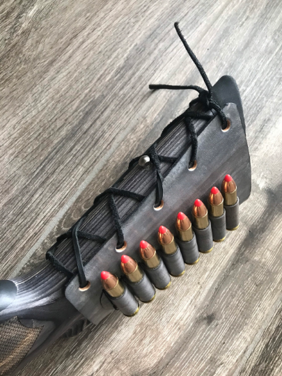 Buttstock Sleeve and Shell Holder with Tooled Strip