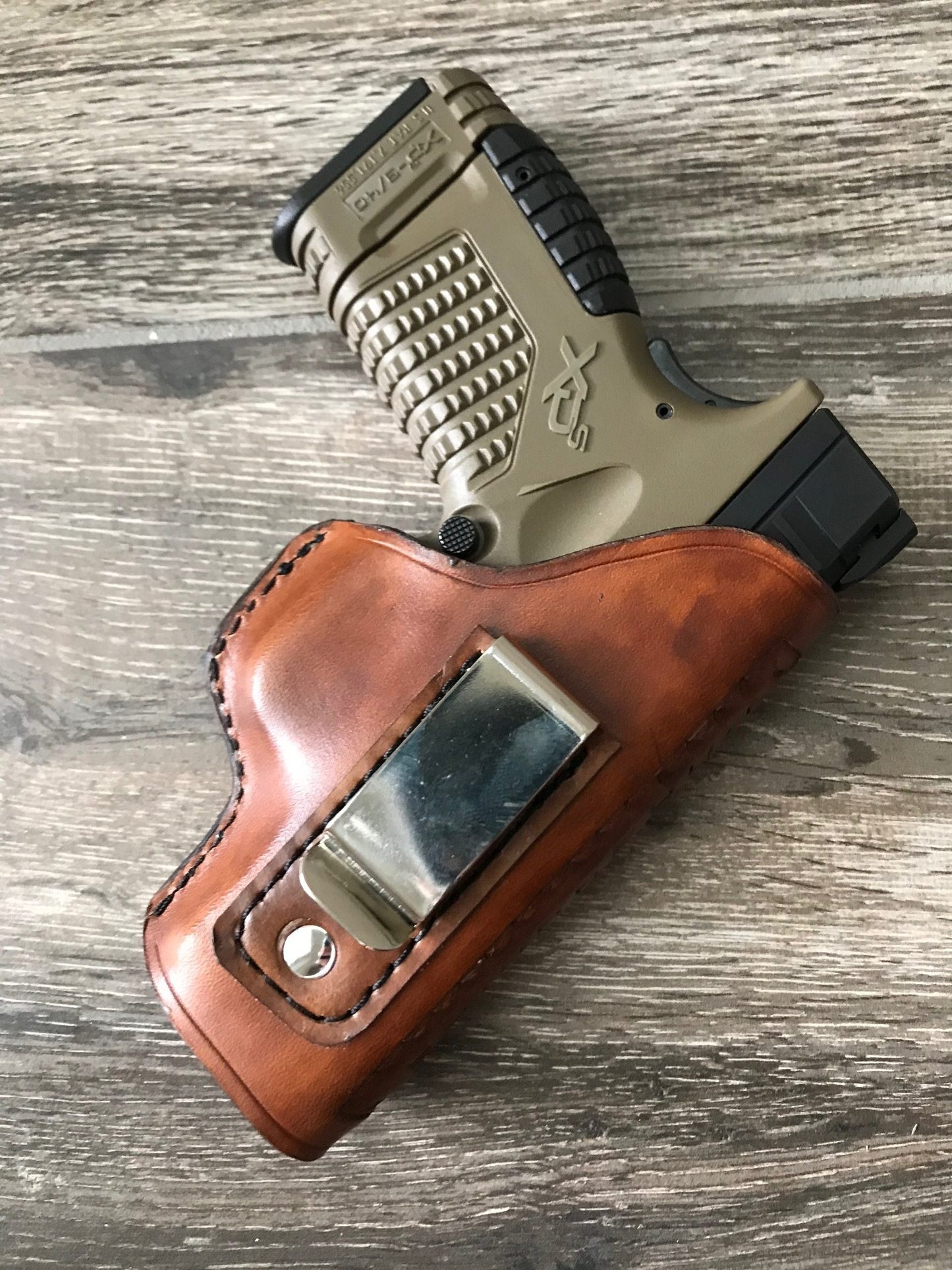 Custom Fit Leather Clip Holster
